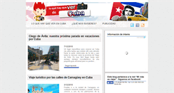 Desktop Screenshot of loquehayqueverencuba.es